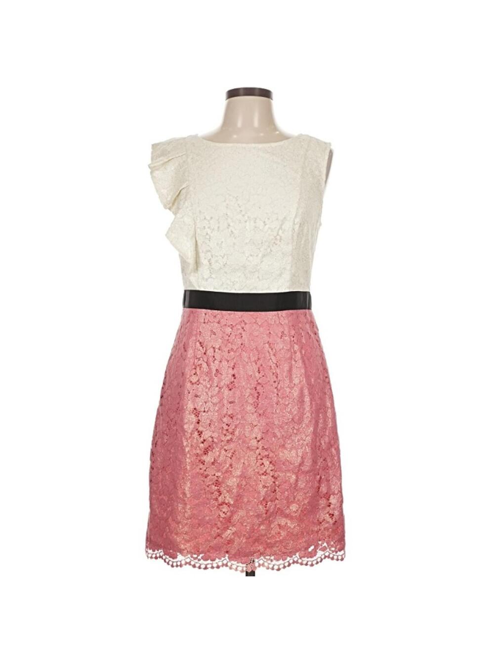 Lilly Pulitzer Size 10 Pink Peplum Cocktail Dress